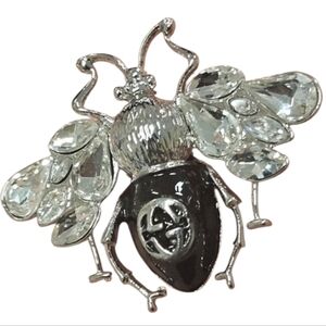 NEW Crystal Bee Brooch Pin